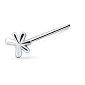 Splash Design Silver Straight Nose Stud NSKA-750